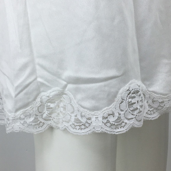 Vintage White Full Slip dress FRENCH MAID - Picture 5 of 16